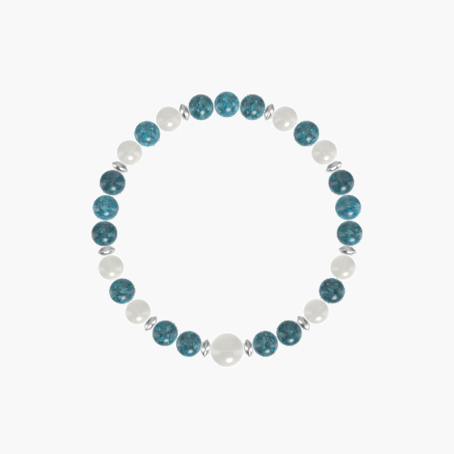 Apatite and Moonstone Bracelet