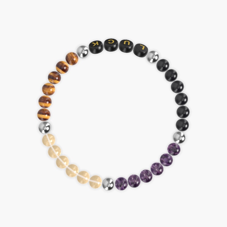Tiger Eye, Citrine, Amethyst and more Gemstone Bracelet