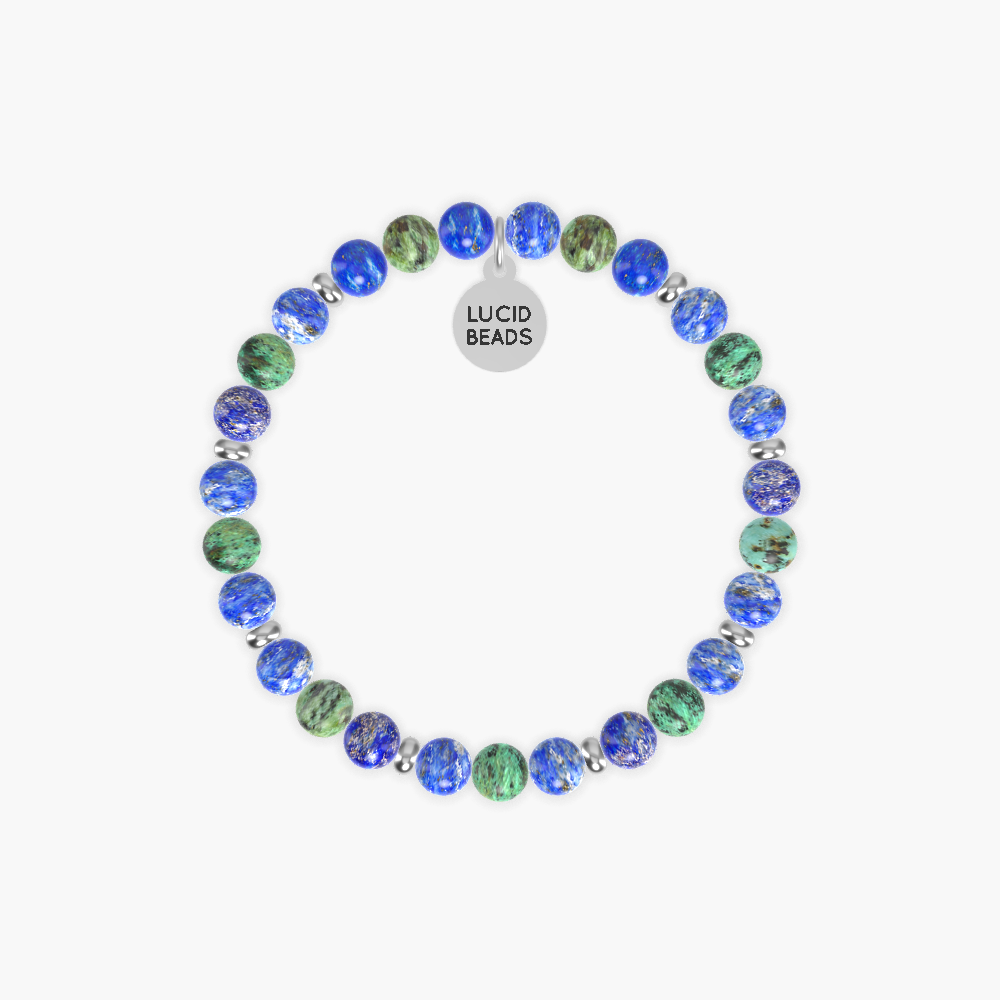 Lapis Lazuli and African Turquoise Bracelet