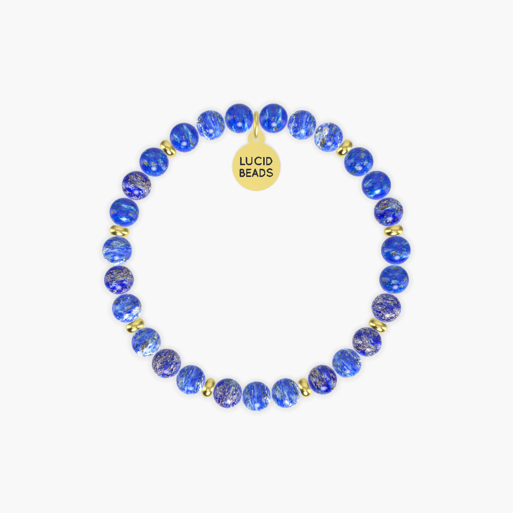 September Birthstone - Lapis Lazuli Bracelet