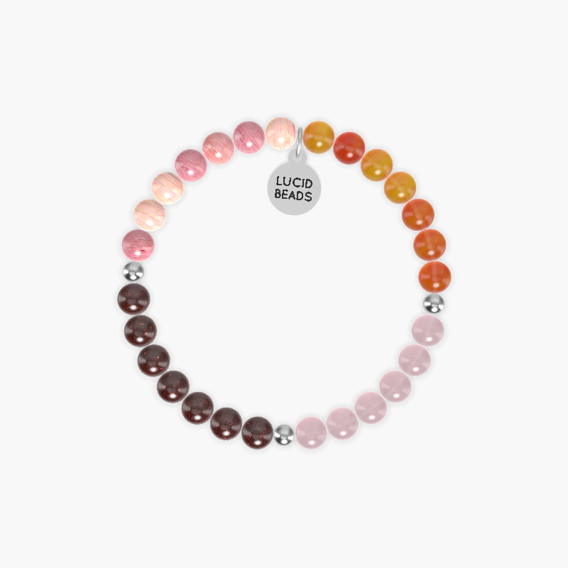 Carnelian, Rhodonite, Garnet and more Gemstone Bracelet