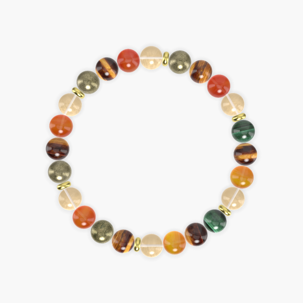 Citrine, Carnelian, Tiger Eye and more Gemstone Bracelet