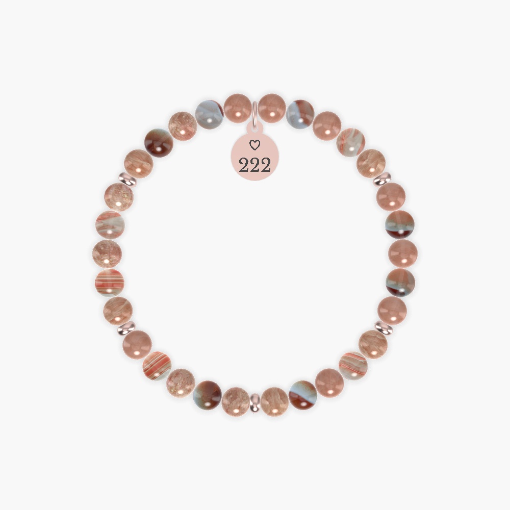 Sunstone and Sardonyx Bracelet