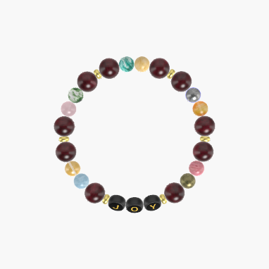 Garnet, Pyrite, Rhodonite, Carnelian, Labradorite etc. Gemstone Bead Bracelet
