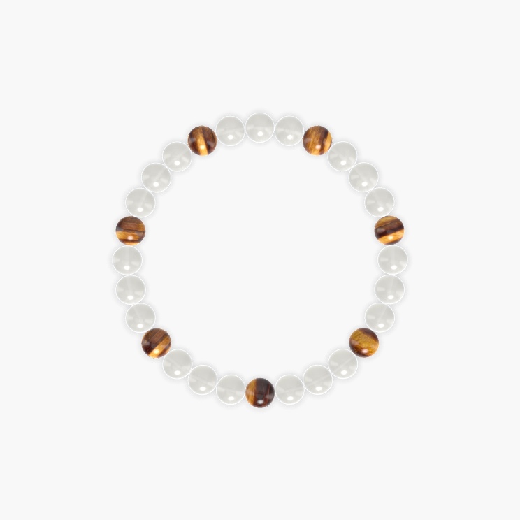 Moonstone and Tiger Eye Bracelet