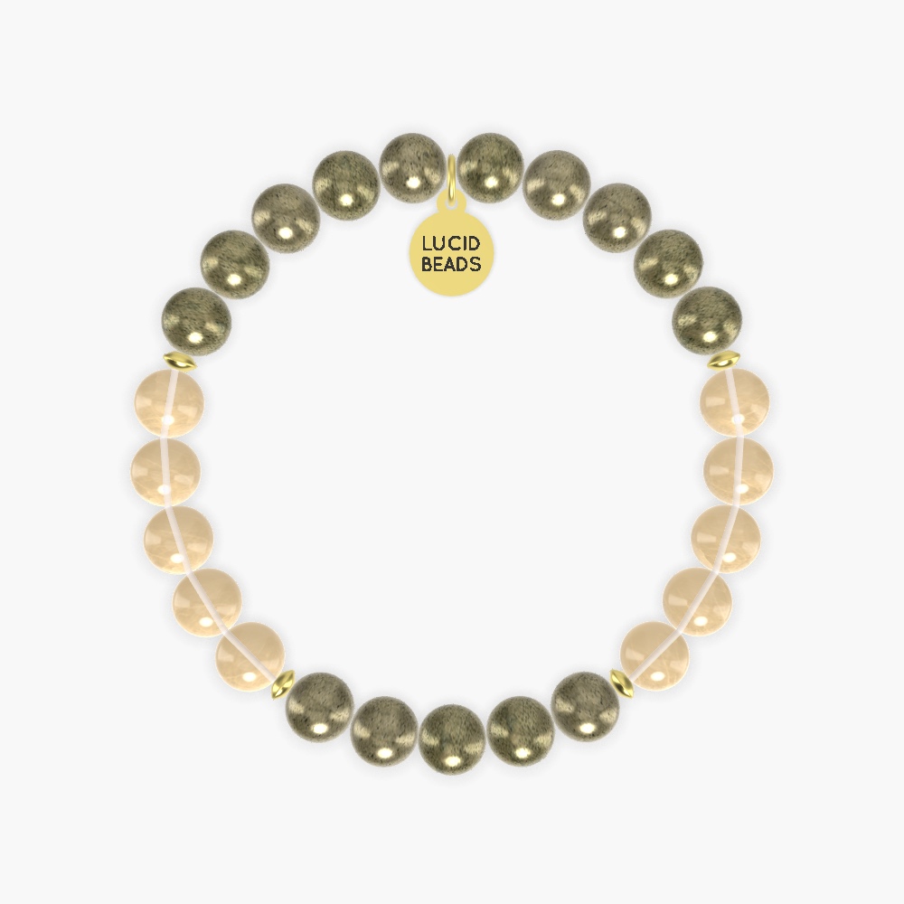 Pyrite and Citrine Bracelet