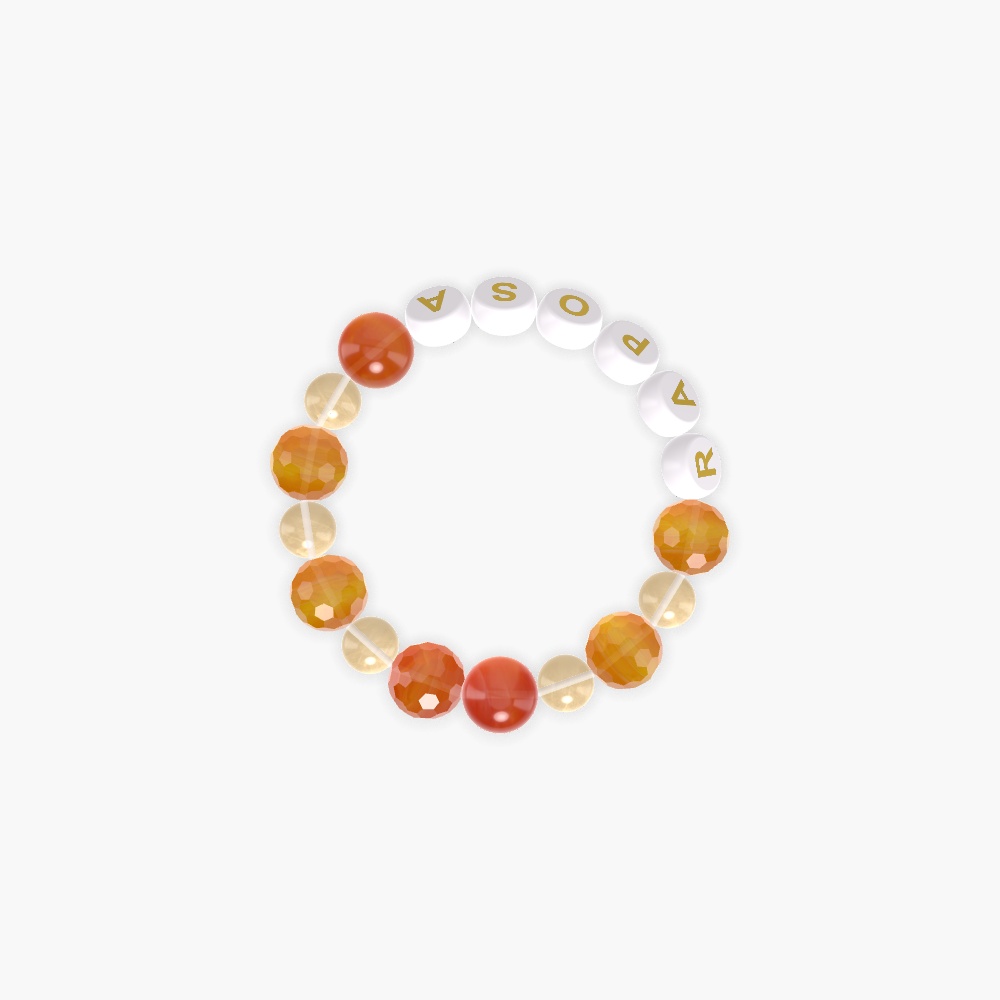 Carnelian and Citrine Bracelet