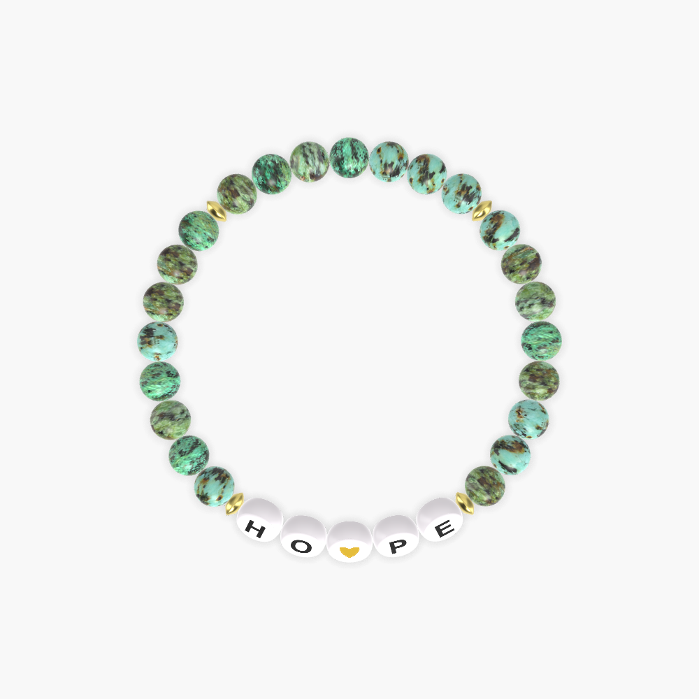 African Turquoise Bracelet