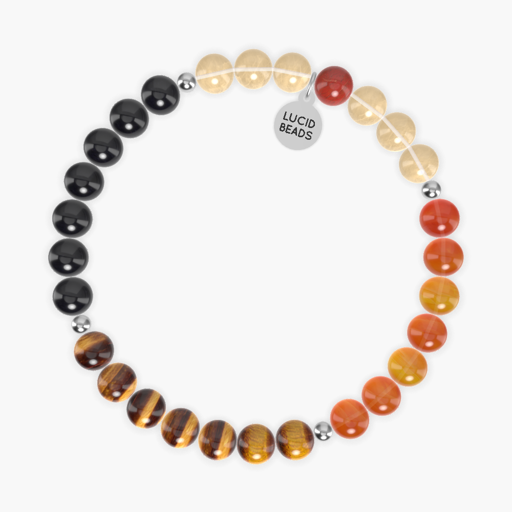 Tiger Eye, Carnelian, Black Tourmaline and more Gemstone Bracelet