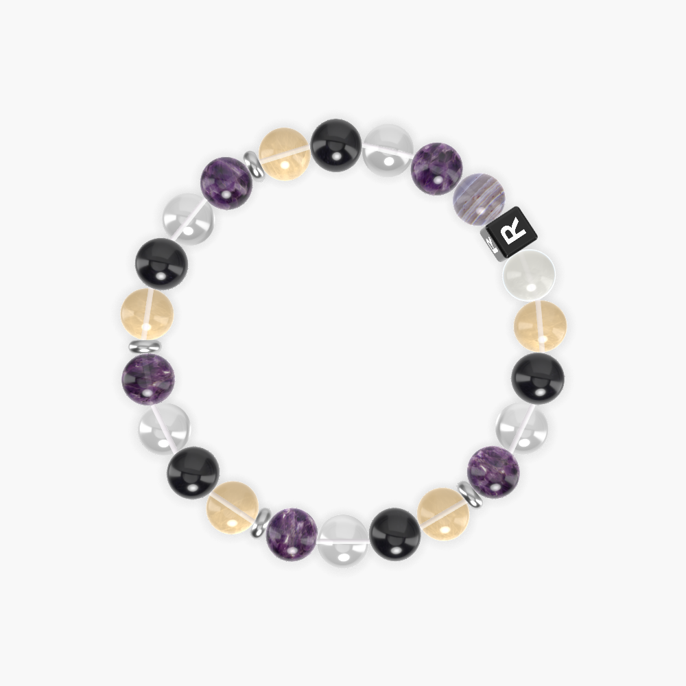 Clear Quartz, Black Tourmaline, Citrine and more Gemstone Bracelet