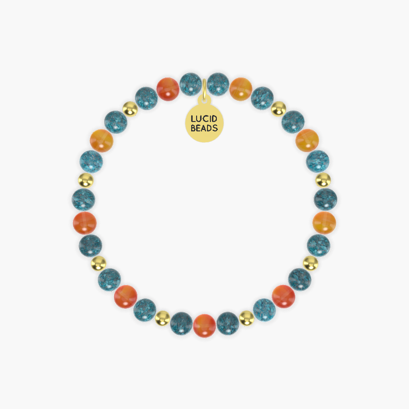 Transformative Energy - Apatite and Carnelian Bracelet