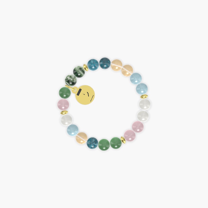 Aventurine, Rose Quartz, Moonstone and more Gemstone Bracelet