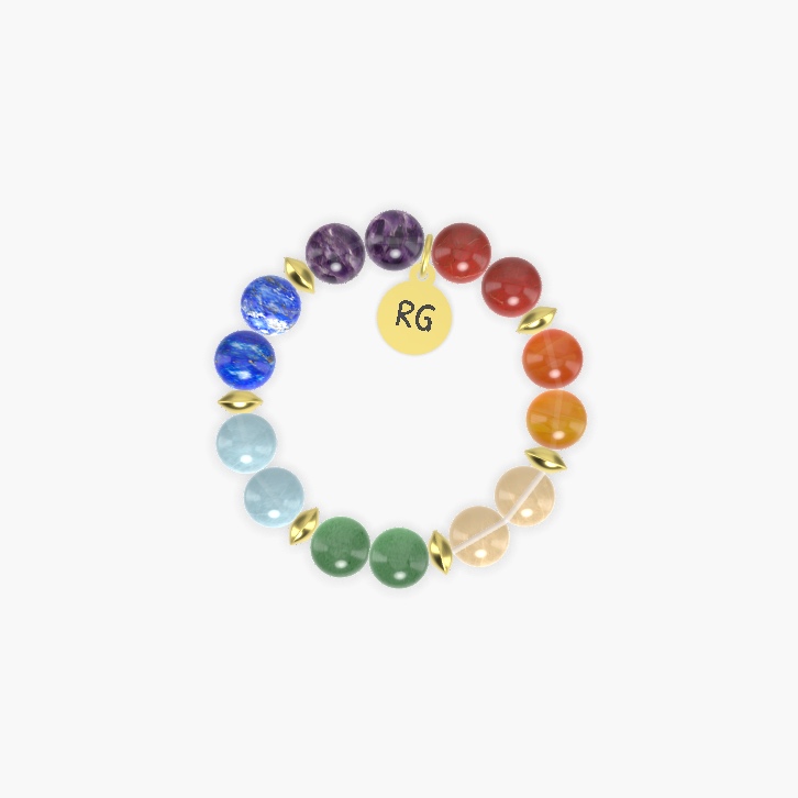 Aventurine, Citrine, Carnelian and more Gemstone Bracelet