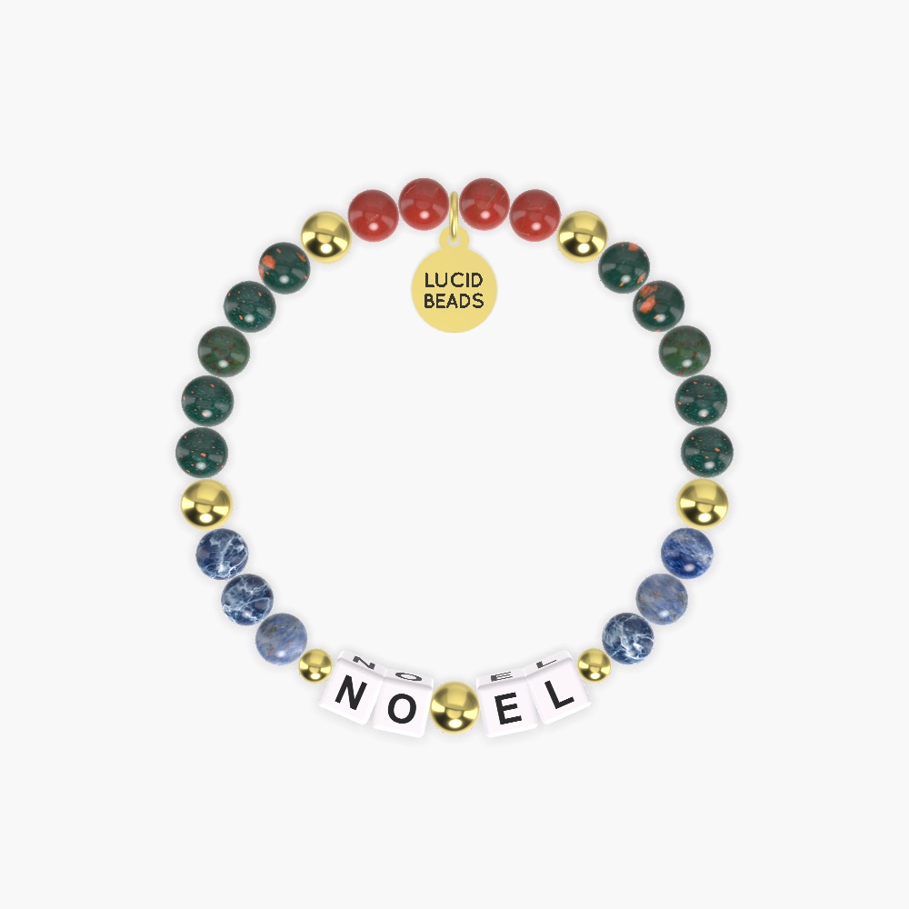 Bloodstone, Sodalite and Red Jasper Bracelet