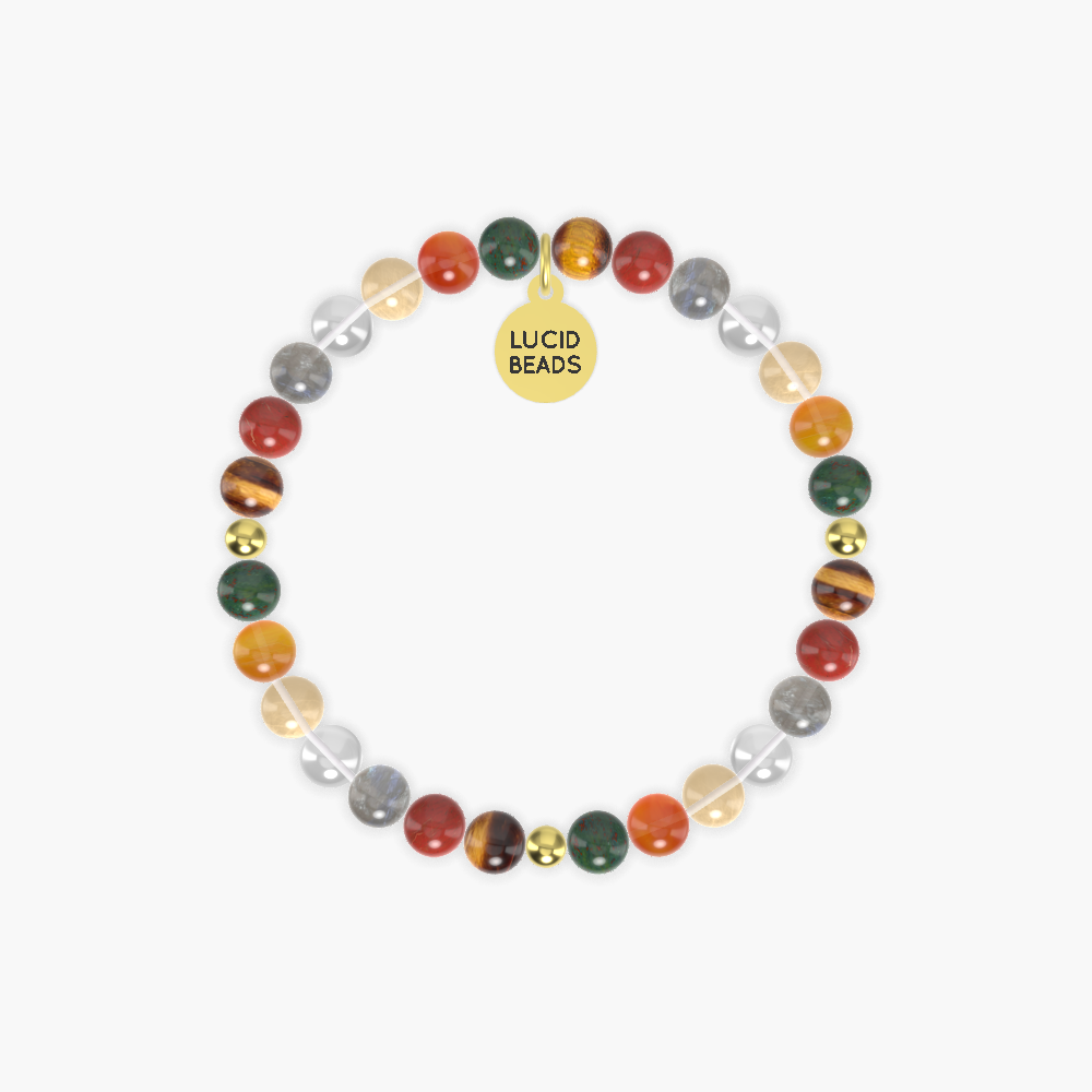 Bloodstone, Carnelian, Citrine and more Gemstone Bracelet