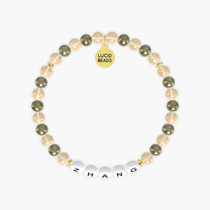 Golden Fortune - Citrine and Pyrite Bracelet