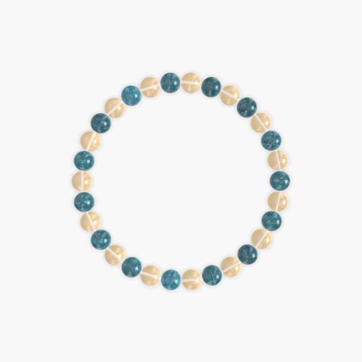 Manifestation Muse - Citrine and Apatite Bracelet