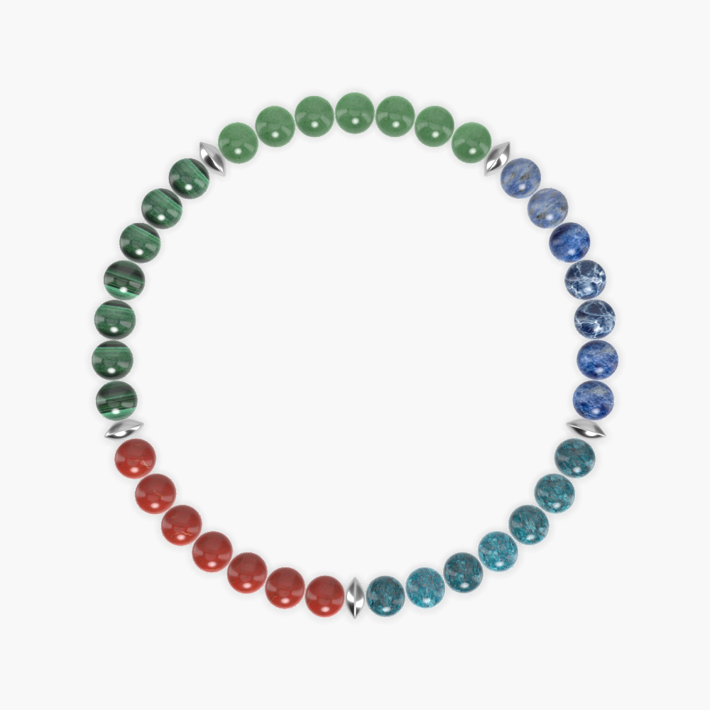 Apatite, Sodalite, Aventurine and more Gemstone Bracelet