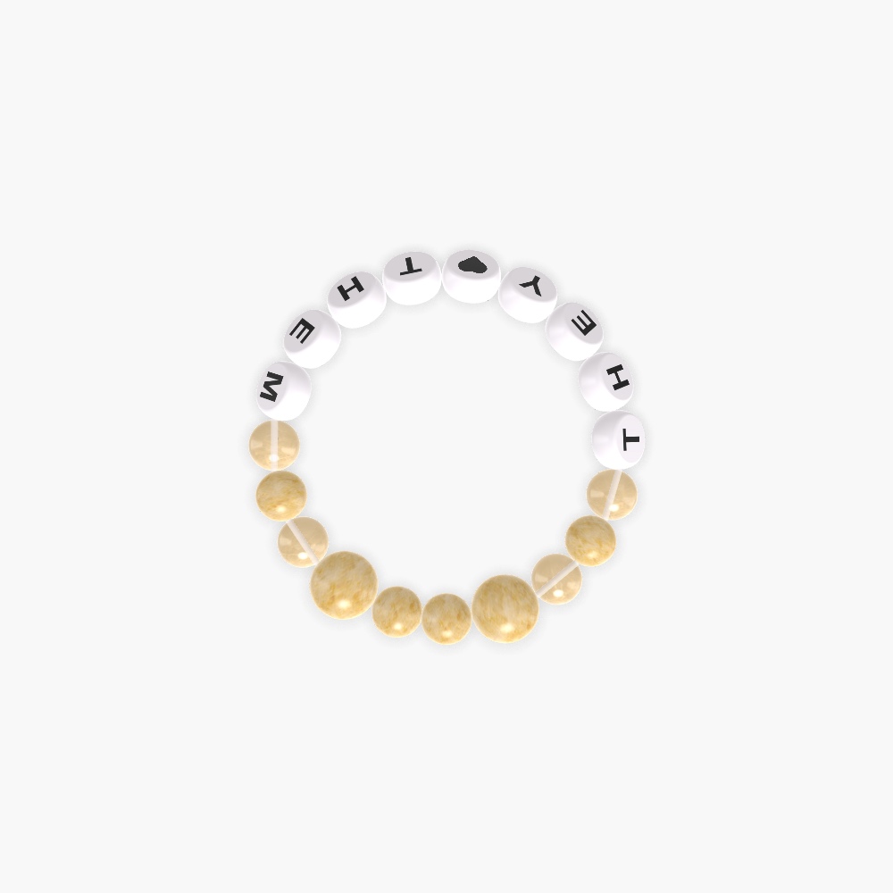 Yellow Jade and Citrine Bracelet