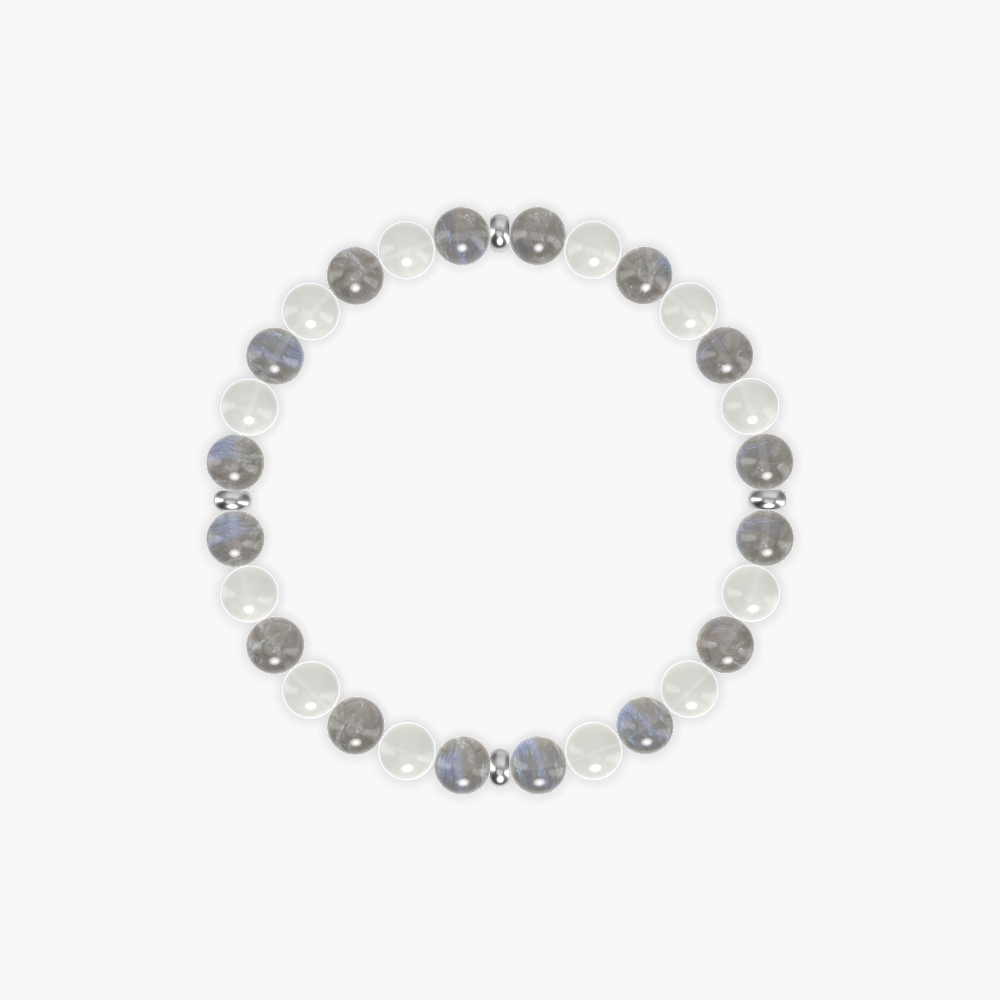 Labradorite and Moonstone Bracelet