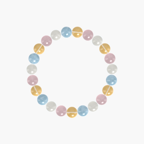 Citrine, Moonstone, Rose Quartz and more Gemstone Bracelet