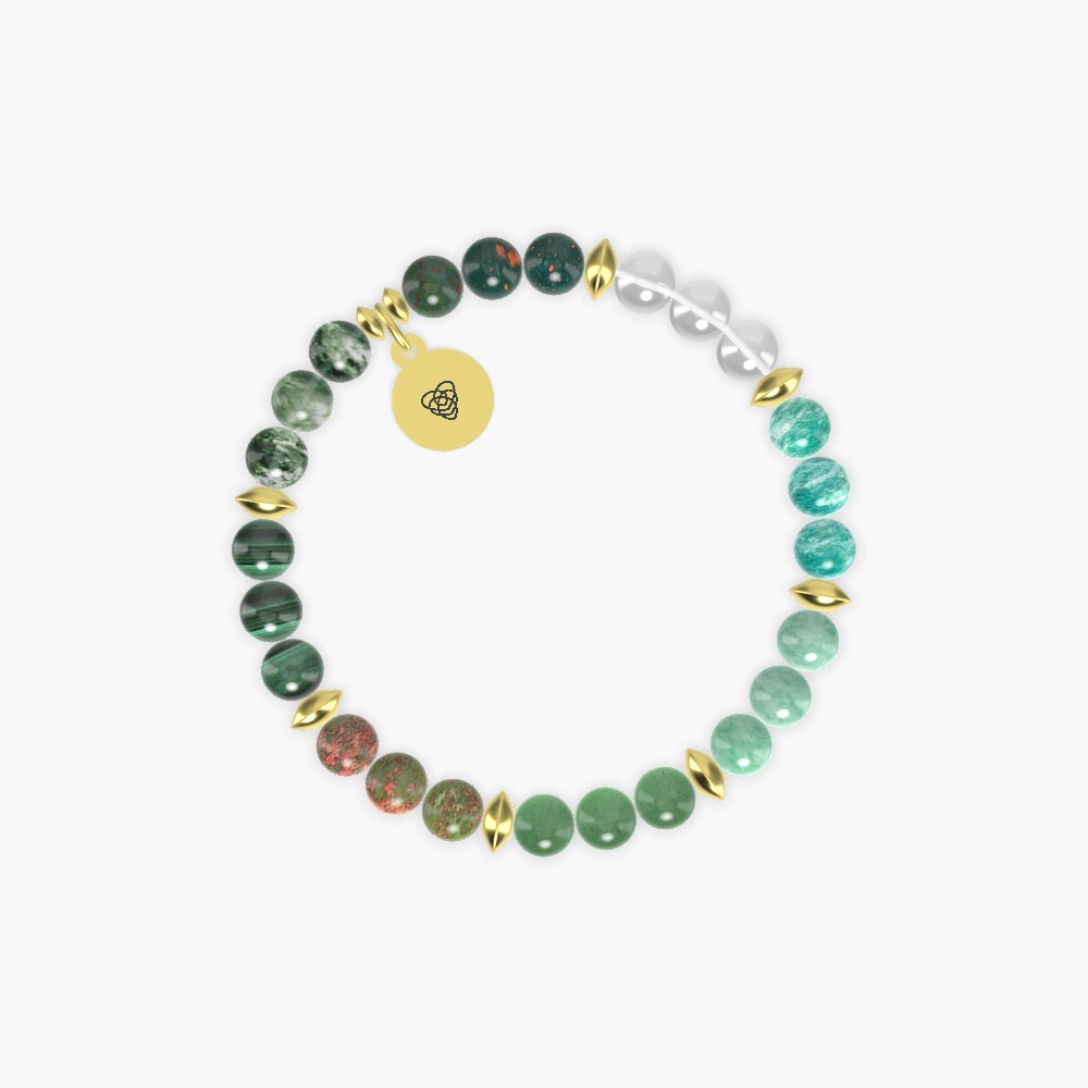 Aventurine, Green Jade, Amazonite and more Gemstone Bracelet