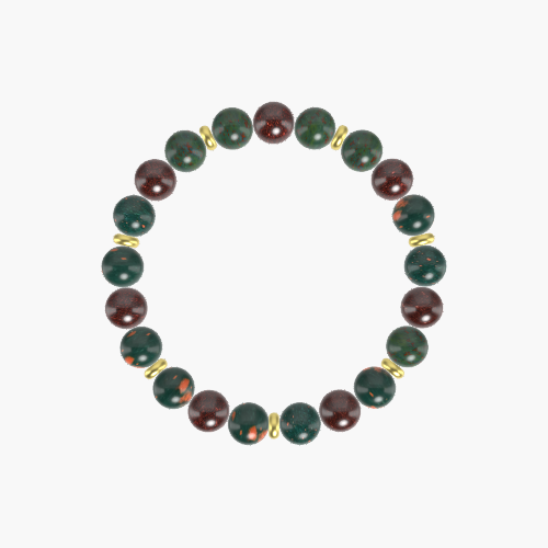 Bloodstone and Garnet Bracelet