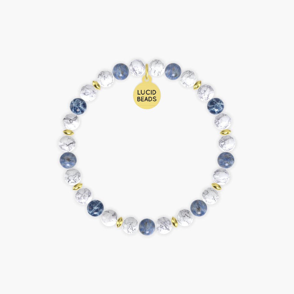 Howlite and Sodalite Bracelet