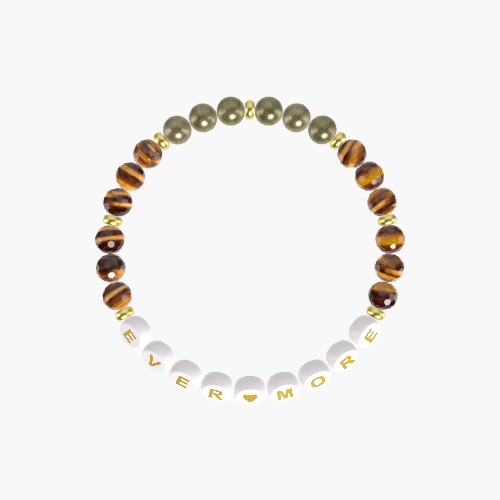 Tiger Eye and Pyrite Bracelet