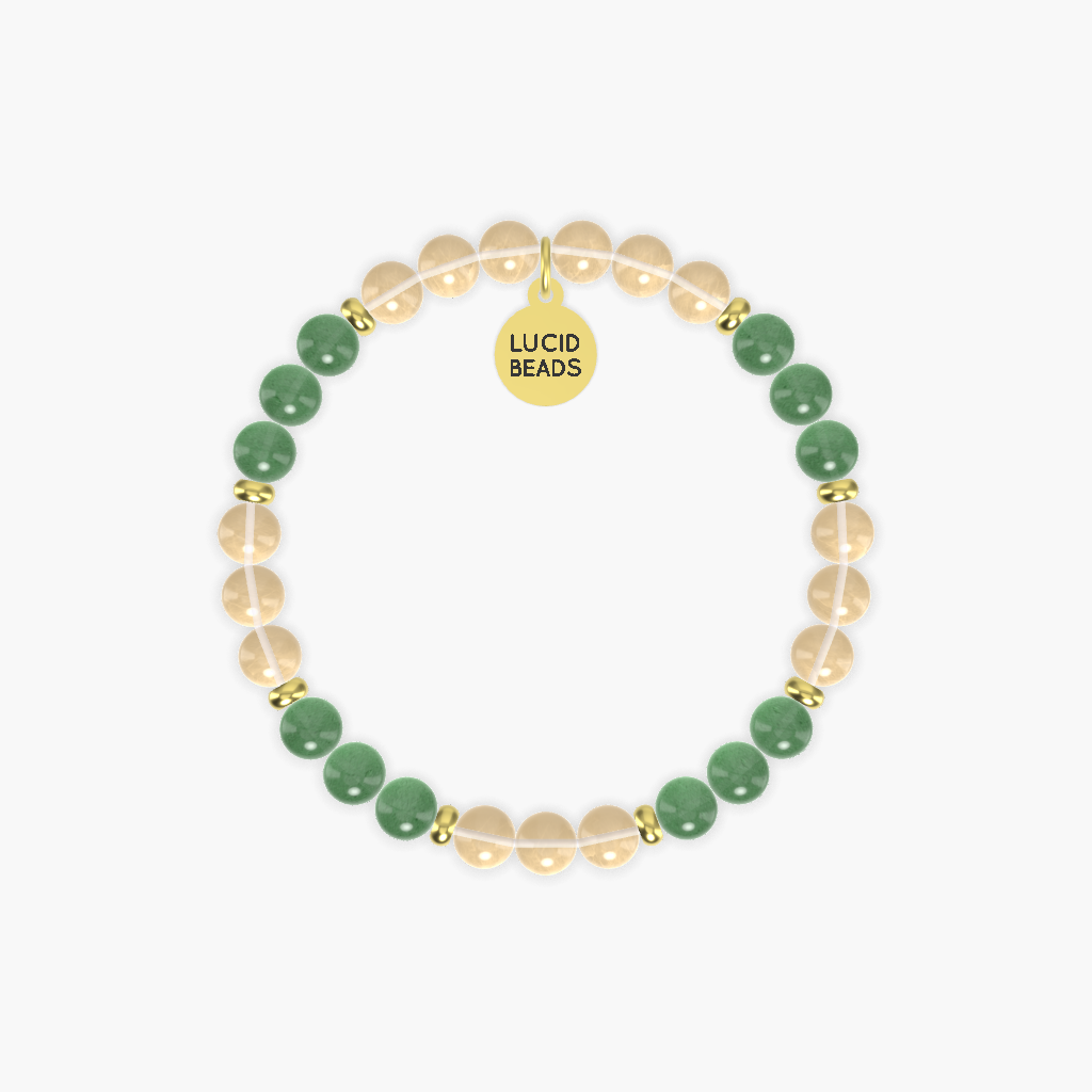 Manifestation Glow - Citrine and Aventurine Bracelet