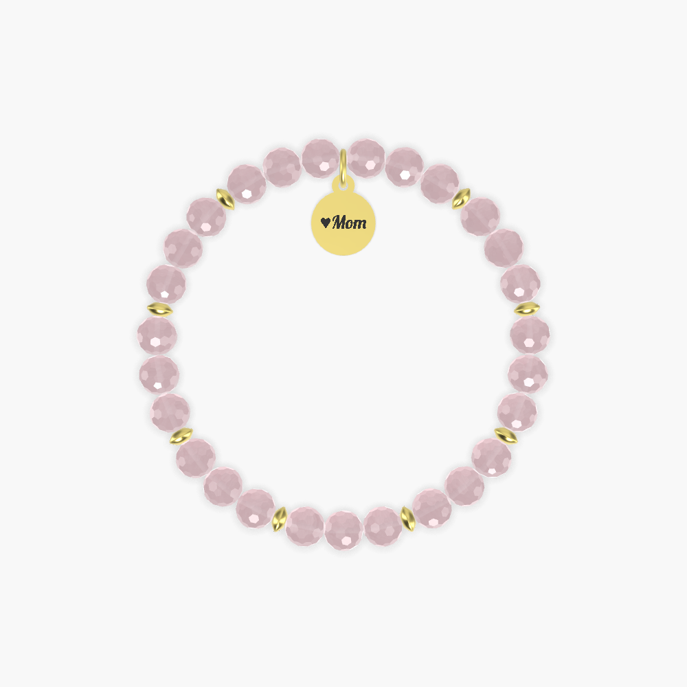 Mother's Day Gift - Rose Quartz Bracelet