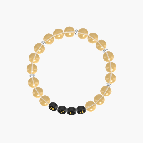 Citrine Gemstone Bead Bracelet