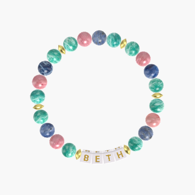 Amazonite, Sodalite and Rhodonite Bracelet