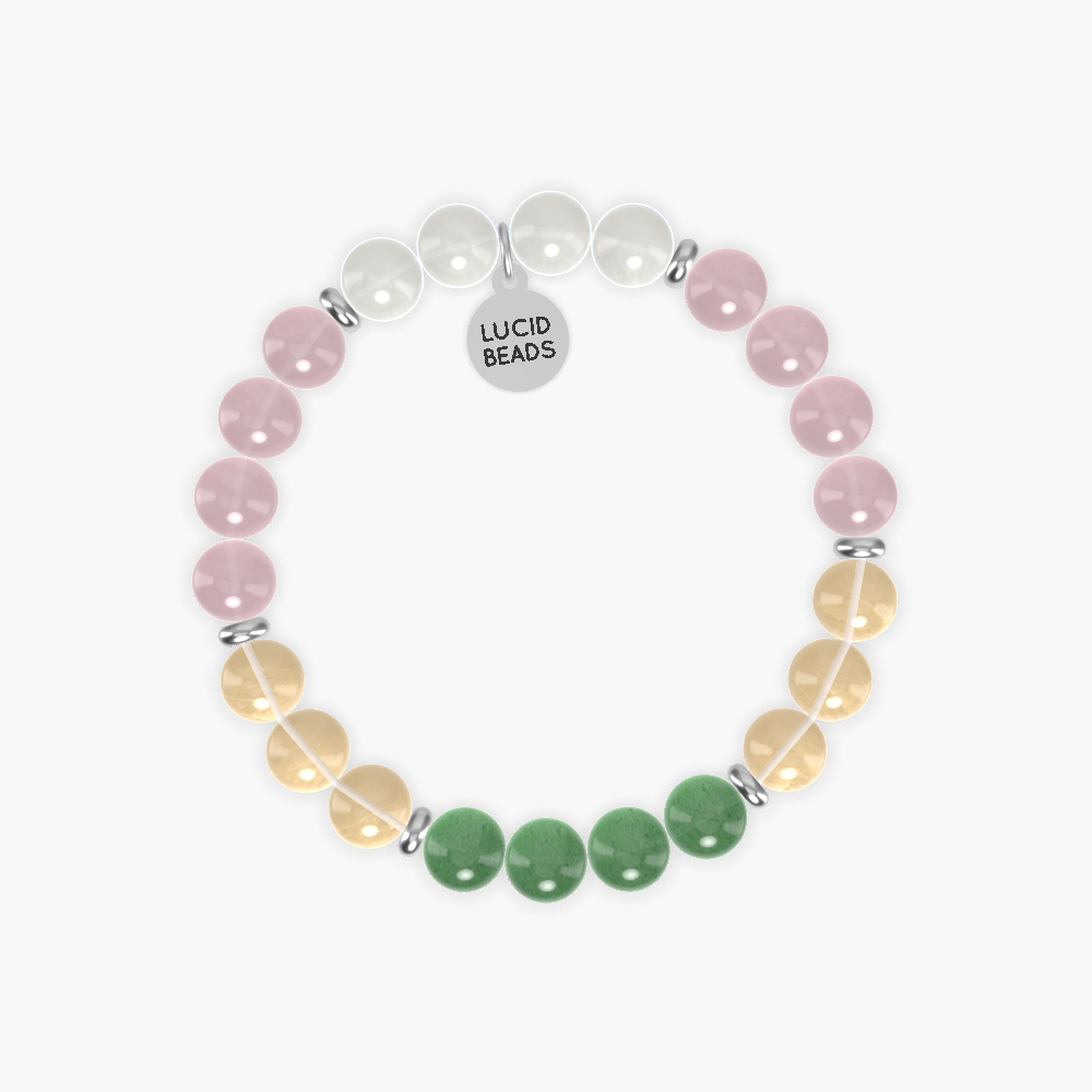 Rose Quartz, Citrine, Aventurine and more Gemstone Bracelet