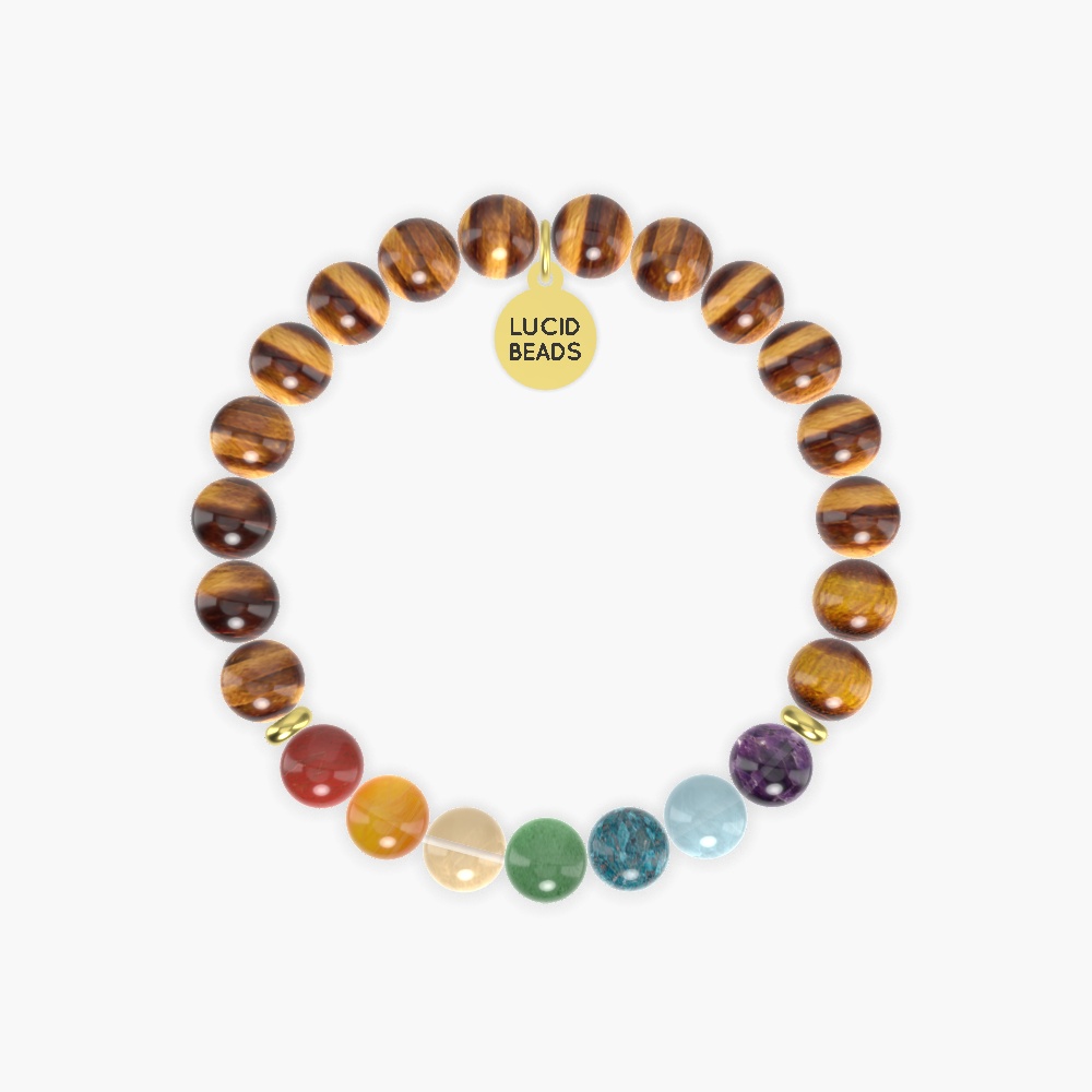 Tiger Eye, Aventurine, Apatite and more Gemstone Bracelet