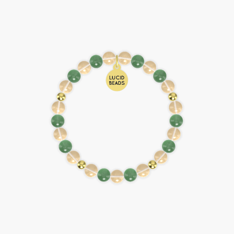 Citrine and Aventurine Bracelet