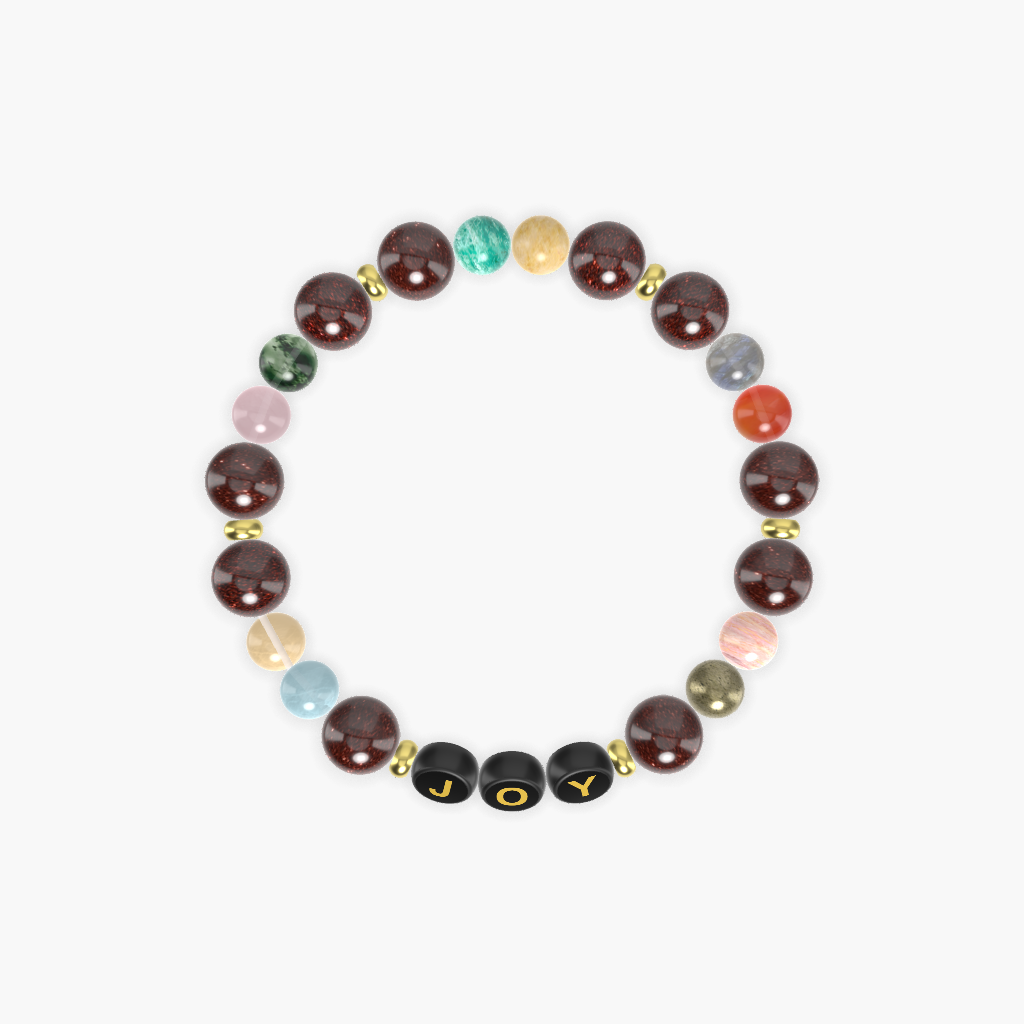 Garnet, Pyrite, Rhodonite, Carnelian, Labradorite etc. Gemstone Bead Bracelet