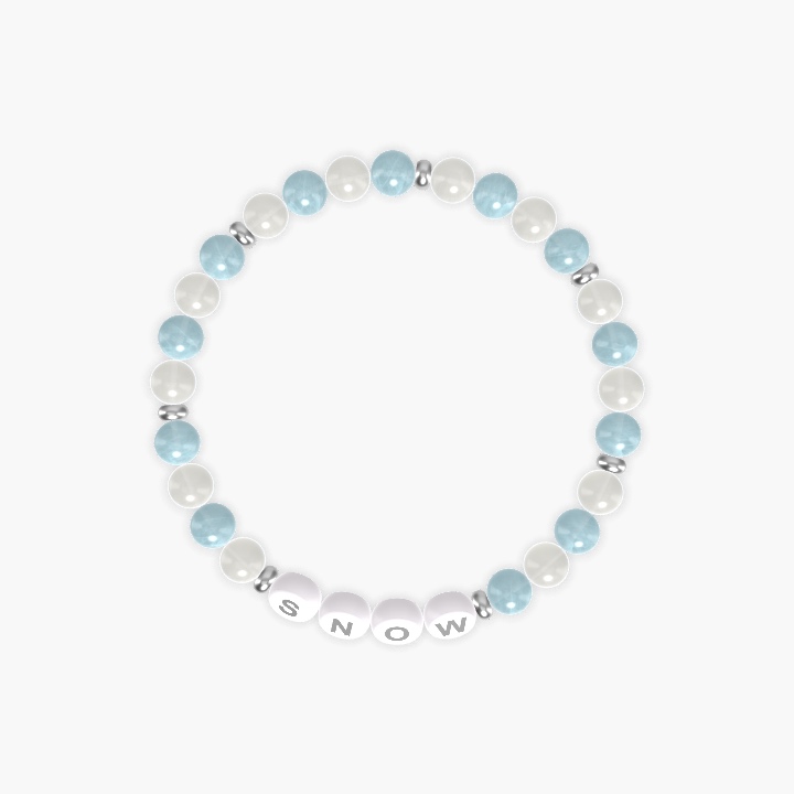 Aquamarine and Moonstone Bracelet