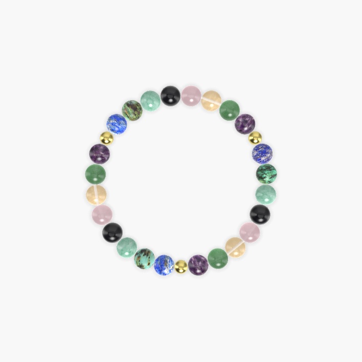 Amethyst, Aventurine, Citrine and more Gemstone Bracelet
