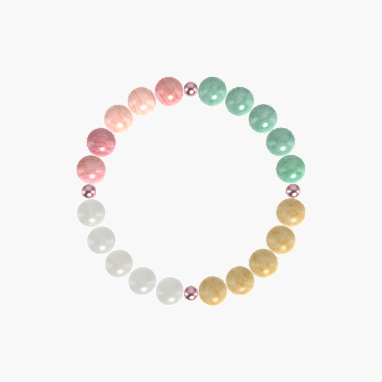 Yellow Jade, Green Jade, Rhodonite and more Gemstone Bracelet