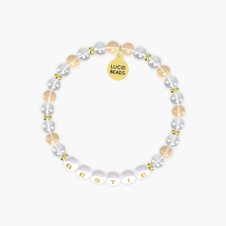 Bright Horizons - Clear Quartz and Citrine Bracelet