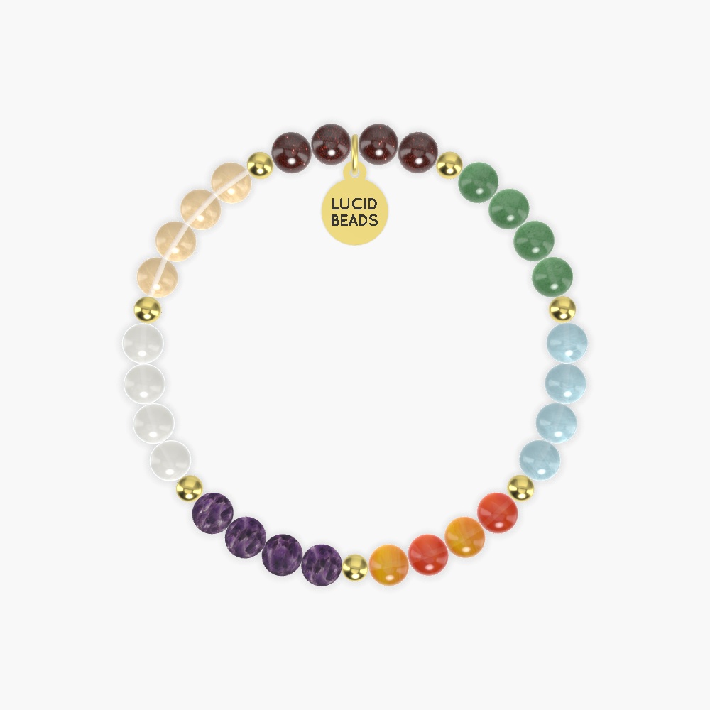 Carnelian, Aquamarine, Aventurine and more Gemstone Bracelet