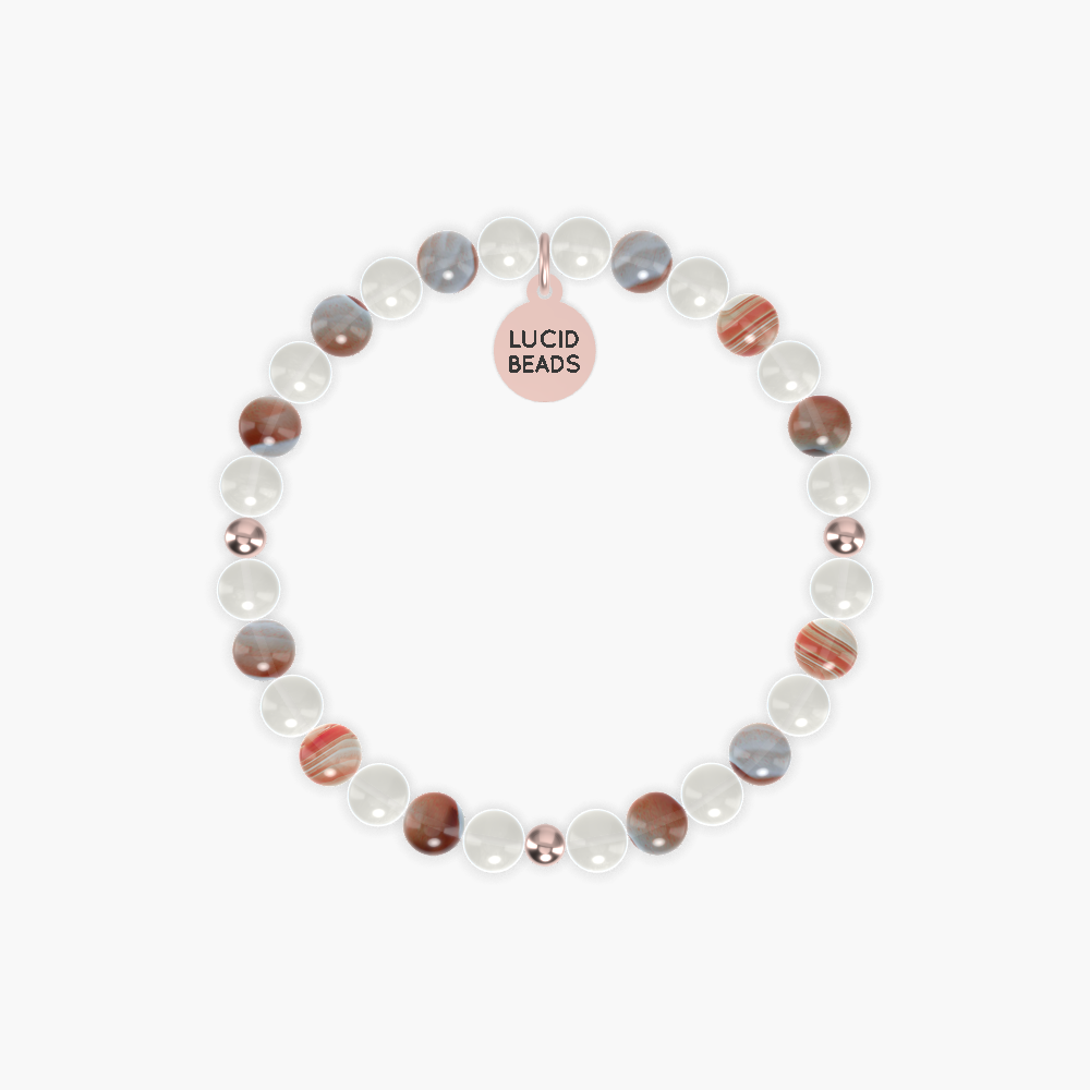 Moonstone and Sardonyx Bracelet