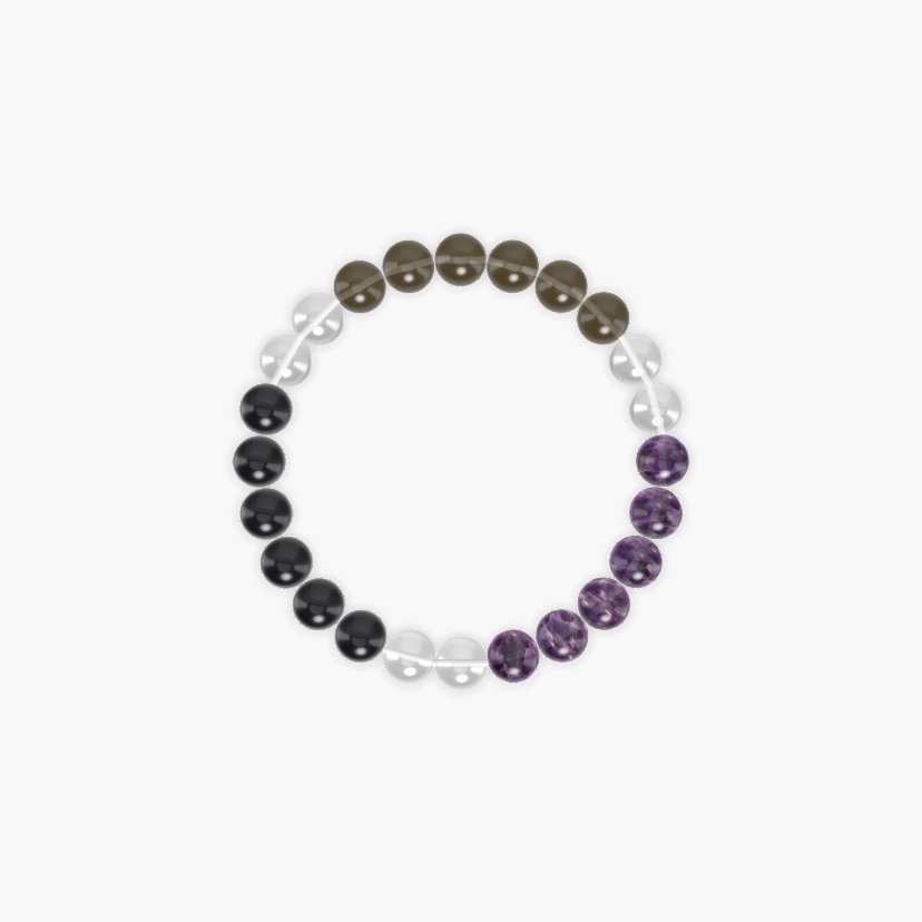 Clear Quartz, Amethyst, Smoky Quartz and more Gemstone Bracelet