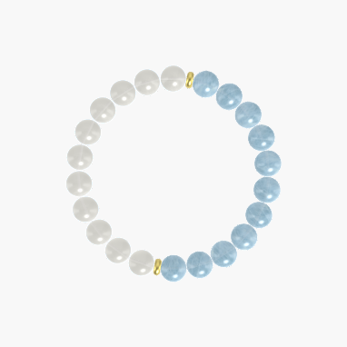 Aquamarine and Moonstone Bracelet