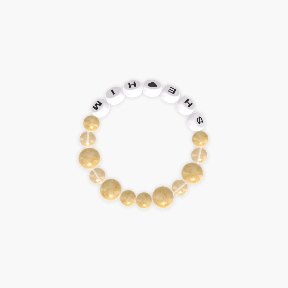 Yellow Jade and Citrine Bracelet
