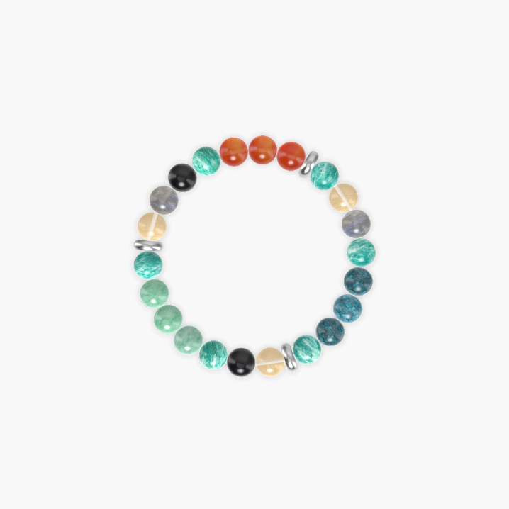 Amazonite, Citrine, Apatite and more Gemstone Bracelet