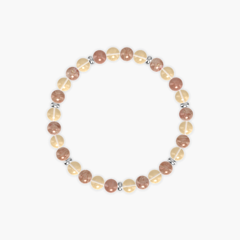Citrine and Sunstone Bracelet