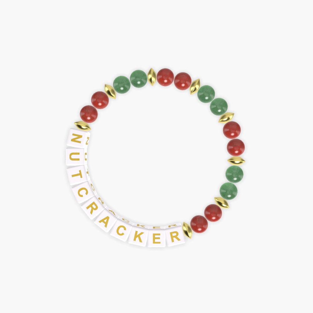 Red Jasper and Aventurine Bracelet