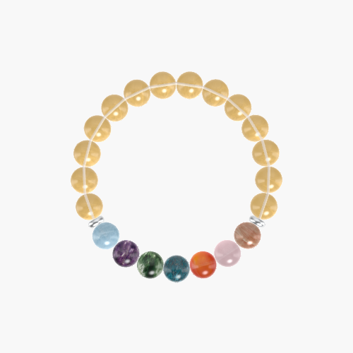 Citrine, Apatite, Carnelian and more Gemstone Bracelet